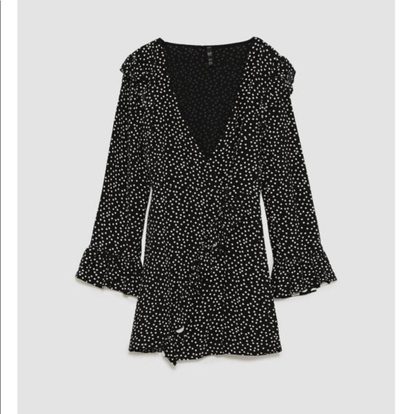 Zara Other Zara Polka Dot Jumpsuit Dress Poshmark